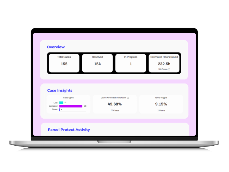 Merchant portal dash